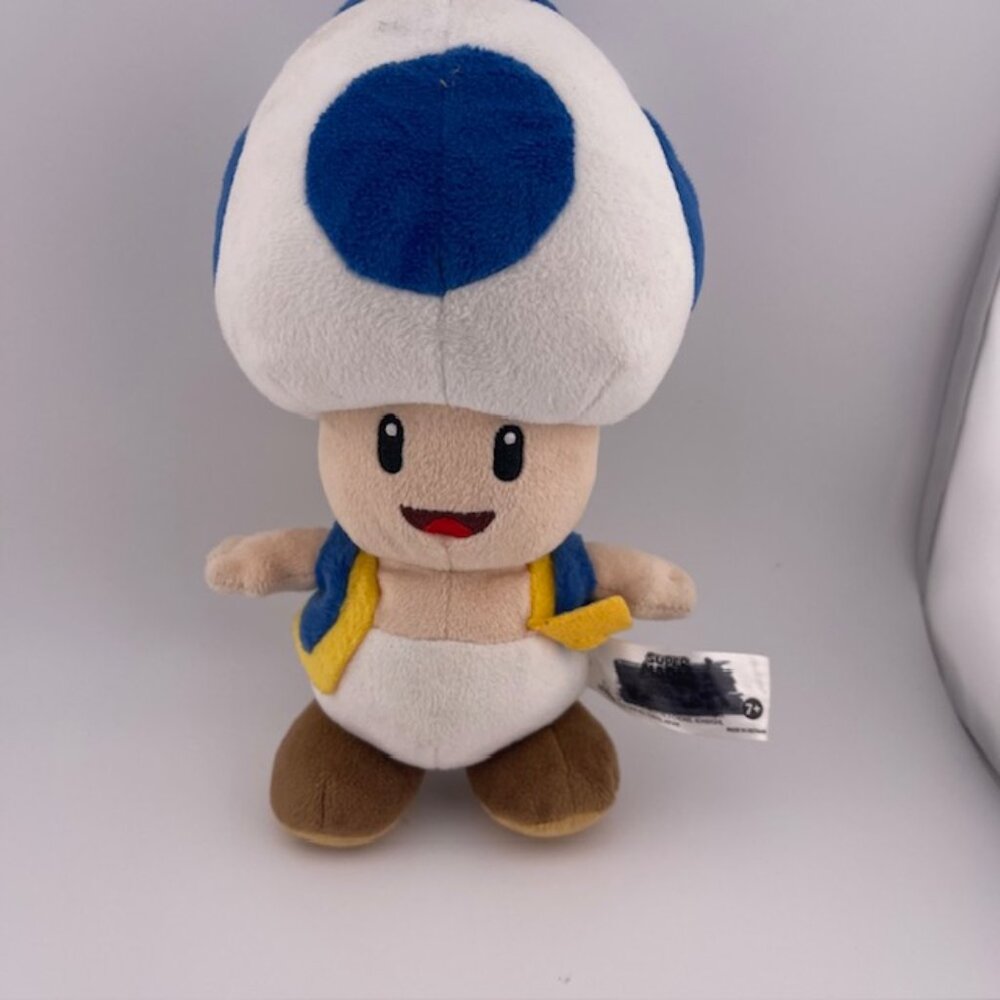 Super Mario Bros Blue Toad Plush My Little Buddy Nintendo Stuffed‎ Toy